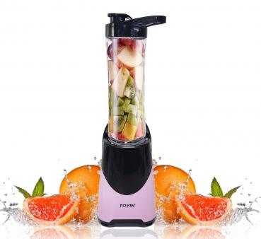 AKTION - Smoothie blender To Go Purple/black abnehmbarer Trinkbecher mit Deckel